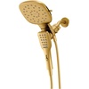 image:imageMoen Verso Brushed Gold Infiniti Dial Square Rain Shower Head with Detachable Hand Shower Combo 7Inch Spray Head 220C5BGBrushed Gold