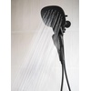 image:imageMoen Verso Brushed Gold Infiniti Dial Square Rain Shower Head with Detachable Hand Shower Combo 7Inch Spray Head 220C5BGMatte Black