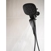 image:imageMoen Verso Brushed Gold Infiniti Dial Square Rain Shower Head with Detachable Hand Shower Combo 7Inch Spray Head 220C5BGMatte Black