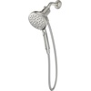 image:imageMoen Verso EcoPerformance Handshower Detachable Round Shower Head with Magnetix Docking System 60 Hose Matte Black 220H2EPBLSpot Resist Brushed Nickel