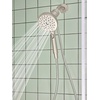 image:imageMoen Verso EcoPerformance Handshower Detachable Round Shower Head with Magnetix Docking System 60 Hose Matte Black 220H2EPBLSpot Resist Brushed Nickel