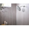 image:imageMoen Verso EcoPerformance Infiniti Dial Round Rain Shower Head 7Inch Diameter Spray Head Matte Black 220R7EPBLChrome
