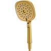 image:imageMoen Verso EcoPerformance Infiniti Dial Square Handheld Shower 5Inch Diameter Spray Head Chrome 220H5EPBrushed Gold
