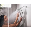 image:imageMoen Verso EcoPerformance Infiniti Dial Square Handheld Shower 5Inch Diameter Spray Head Chrome 220H5EPChrome