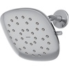 image:imageMoen Verso EcoPerformance Infiniti Dial Square Rain Shower Head 6Inch Diameter Spray Head Matte Black 220R4EPBLChrome