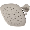 image:imageMoen Verso EcoPerformance Infiniti Dial Square Rain Shower Head 6Inch Diameter Spray Head Matte Black 220R4EPBLSpot Resist Nickel
