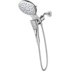 image:imageMoen Verso EcoPerformance Infiniti Dial Square Rain Shower Head with Detachable Hand Shower Combo 7Inch Spray Head Matte Black 220C5EPBLChrome