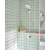 image:imageMoen Verso EcoPerformance Infiniti Dial Square Rain Shower Head with Detachable Hand Shower Combo 7Inch Spray Head Matte Black 220C5EPBLChrome