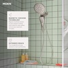 image:imageMoen Verso EcoPerformance Infiniti Dial Square Rain Shower Head with Detachable Hand Shower Combo 7Inch Spray Head Matte Black 220C5EPBLChrome