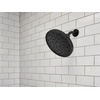 image:imageMoen Verso EcoPerformance Round 9 Rain Shower Head with Infiniti Dial and Magnetix Docking 175 GPM Adjustable Rainfall Shower Chrome 220R2EPMatte Black