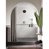 image:imageMoen Verso EcoPerformance Round 9 Rain Shower Head with Infiniti Dial and Magnetix Docking 175 GPM Adjustable Rainfall Shower Chrome 220R2EPSpot Resist Nickel