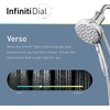 image:imageMoen Verso Handshower Detachable Round Shower Head with Magnetix Docking System 60 Hose Matte Black 220H2BLChrome