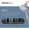 image:imageMoen Verso Handshower Detachable Round Shower Head with Magnetix Docking System 60 Hose Matte Black 220H2BLSpot Resist Nickel