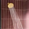 image:imageMoen Verso Infiniti Dial Round Rain Shower Head 7Inch Diameter Spray Head Matte Black 220R7BLBrushed Gold