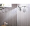 image:imageMoen Verso Infiniti Dial Round Rain Shower Head 7Inch Diameter Spray Head Matte Black 220R7BLChrome
