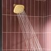 image:imageMoen Verso Infiniti Dial Square Rain Shower Head 7Inch Diameter Spray Head Matte Black 220R5BLBrushed Gold