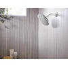 image:imageMoen Verso Infiniti Dial Square Rain Shower Head 7Inch Diameter Spray Head Matte Black 220R5BLChrome