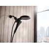 image:imageMoen Verso Round Rain Showerhead and Handshower Combination with Infiniti Dial and Magnetix Docking 60 Hose Matte Black 220C2EPBLMatte Black