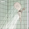 image:imageMoen Verso Round Rain Showerhead and Handshower Combination with Infiniti Dial and Magnetix Docking 60 Hose Matte Black 220C2EPBLSpot Resist Nickel
