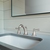 image:imageMoen WS84440SRN TwoHandle High Arc Bathroom Faucet Spot Resist Brushed NickelSpot Resist Brushed Nickel