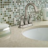 image:imageMoen Wetherly Spot Resist Brushed Nickel TwoHandle Centerset Bathroom Faucet with Drain Assembly WS84850SRN