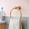 image:imageMoen Weymouth Brushed Gold Bathroom Hand Towel Ring YB8486BG