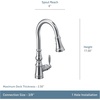 image:imageMoen Weymouth Chrome Smart Faucet Touchless Pull Down Sprayer Kitchen Faucet with Voice Control and Power Boost S73004EVCChrome