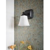 image:imageMoen YB5161BL Voss 1Light DualMount Bath Bathroom Vanity Light Fixture with Frosted Glass