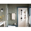 image:imageMoen YB5161BL Voss 1Light DualMount Bath Bathroom Vanity Light Fixture with Frosted Glass