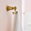 image:imageMoen YB8403BG Weymouth Double Robe Hook Brushed GoldBrushed Gold