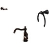image:imageMoen YB8424BG Weymouth 24Inch Single Towel Bar Brushed GoldMatte Black