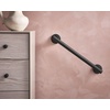 image:imageMoen YG0736BN Bathroom Safety 36Inch Stainless Steel Modern Bathroom Grab Bar Brushed NickelMatte Black