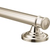 image:imageMoen YG6412BL Bathroom Safety 12Inch Stainless Steel Traditional Bathroom Grab BarPolished Nickel