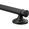 image:imageMoen YG6424NL Bathroom Safety 24Inch Stainless Steel Traditional Bathroom Grab Bar Polished NickelMatte Black