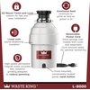 image:imageWaste King Garbage Disposal for Kitchen Sink with Power Cord L10011 HP  Continuous Feed