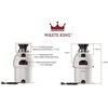 image:imageWaste King Garbage Disposal for Kitchen Sink with Power Cord L10011 HP  Continuous Feed