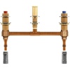 image:imageMoen 4797 Two Handle Roman Tub Valve 10 Centers Pex with 12 Cpvc Adapters Unfinished