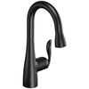 image:imageMoen 5995ORB Arbor One Handle High Arc Pulldown Bar Faucet with Reflex Oil Rubbed BronzeMatte Black