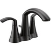 image:imageMoen 6172BL Glyde TwoHandle High Arc Centerset Bathroom Faucet Matte Black