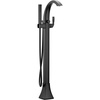 image:imageMoen 695BL Voss OneHandle Freestanding Floor Mount Tub Filler with Handshower