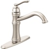 image:imageMoen 7240ORB Belfield Traditional One Handle High Arc Kitchen Faucet with Optional Deckplate Included Oil Rubbed BronzeStainless Steel