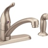 image:imageMoen 7430SRS Chateau OneHandle LowArc Kitchen Faucet with Side Sprayer Spot Resist StainlessSpot Resist Stainless