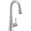 image:imageMoen 7664BLS Sleek OneHandle High Arc Pulldown Bar Faucet Black StainlessChrome