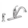 image:imageMoen 7840 Camerist OneHandle Low Arc Kitchen Faucet ChromeChrome