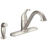 image:imageMoen 7840 Camerist OneHandle Low Arc Kitchen Faucet ChromeSpot Resist Stainless