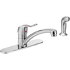 image:imageMoen 8707 Commercial MDURA OneHandle Kitchen Faucet with Side Spray 15 GPM Chrome