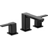 image:imageMoen 90 Degree Matte Black TwoHandle Widespread Modern Bathroom Faucet Valve Required TS6721BL