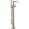 image:imageMoen 9025ORB Belfield OneHandle Freestanding Floor Mount Tub Filler with Handshower Oil Rubbed BronzeBrushed Nickel