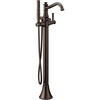 image:imageMoen 9025ORB Belfield OneHandle Freestanding Floor Mount Tub Filler with Handshower Oil Rubbed BronzeOil Rubbed Bronze