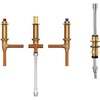 image:imageMoen 9792 TwoHandle Roman Tub Adjustable Valve with Shower Diverter 12Inch CC Connection